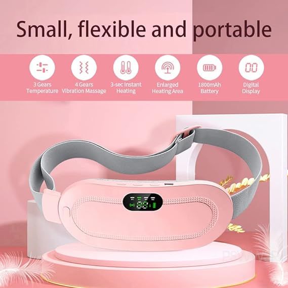 Period Pain Relief Belt – Heating & Massage